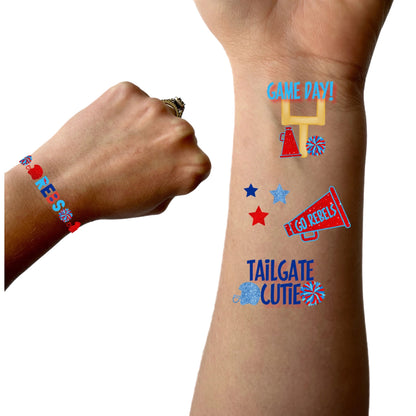 Rebs Game Day Temporary Tattoos